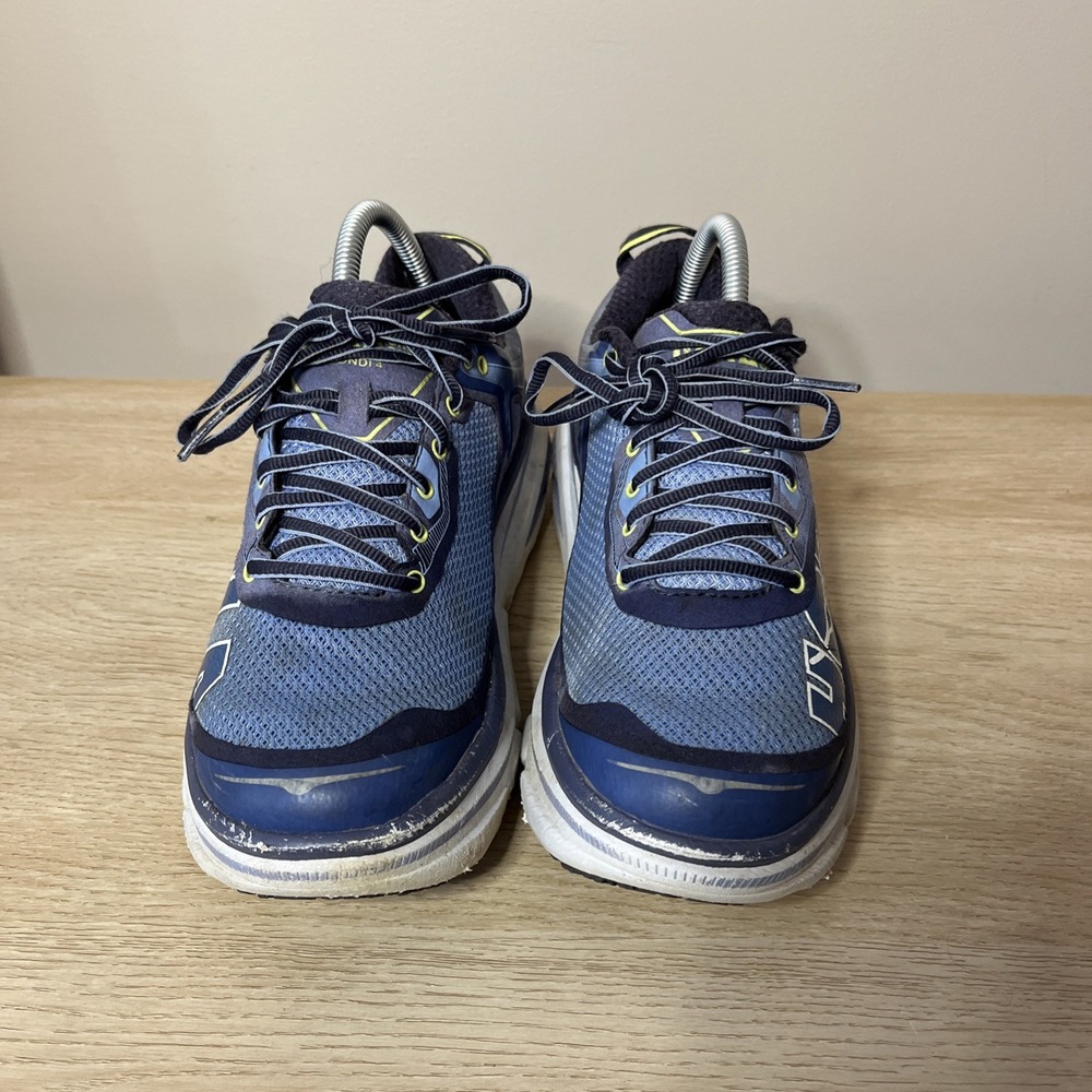 Hoka One One Bondi 4 Corsican Blue/Neon Coral Women's 8.5 Running Walking Gym‎ - Picture 2 of 10